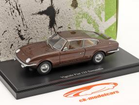 Vignale Fiat 125 Samantha année 1967 brun 1:43 AutoCult