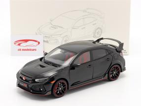 Honda Civic Type-R bouwjaar 2020 zwart 1:18 LCD Models