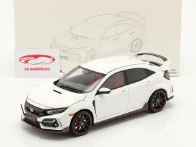 Honda Civic Type-R bouwjaar 2020 wit 1:18 LCD Models