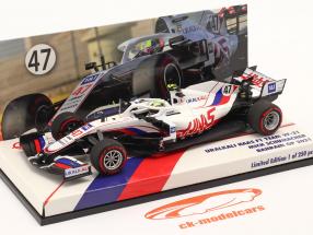 Mick Schumacher Haas VF-21 #47 Bahrein GP formula 1 2021 1:43 Minichamps