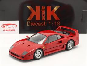 Ferrari F40 Byggeår 1987 Rød 1:18 KK-Scale