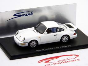 Porsche Carrera 4 RS Lightweight weiß / white 1:43 Spark