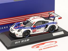 Porsche 911 RSR #911 Sieger GTLM-Klasse 12h Sebring IMSA 2020 1:43 Spark