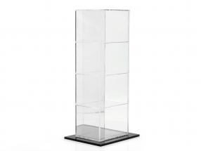 Alta calidad reflejado Stand escaparate con 4 compartimentos por Cascos en escala 1:2 SAFE