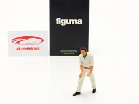 数字 机械 和 白色的 连身衣 推 1:18 Figurenmanufaktur