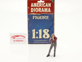 Race Day series 1 figure #2 photographer 60s 1:18 American Diorama