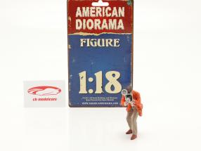 Race Day series 1 figure #3 photographer 60s 1:18 American Diorama