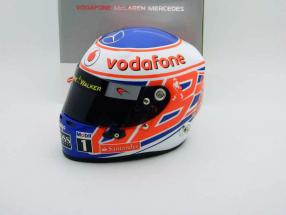 J. Button McLaren Formula 1 2010 helmet 1:2 Bell