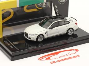 BMW M3 G80 Byggeår 2020 Frosset hvid 1:64 Paragon Models