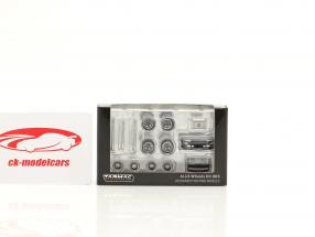 Juego de neumáticos AL13 Wheels DC 003 por Modelos RWB 1:64 Tarmac Works