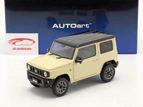 Suzuki Jimny (JB64) RHD Baujahr 2018 elfenbein metallic / schwarz 1:18 AUTOart