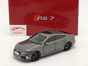 Audi RS7 Sportback (C7) LHD Baujahr 2016 grau 1:18 KengFai