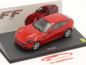 Ferrari FF Ano de construção 2011 com Mostruário vermelho 1:43 Altaya