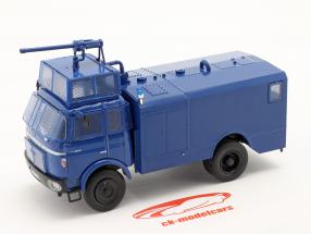 Berliet GBK80 放水砲 警察 建設年 1960 青い 1:43 Hachette