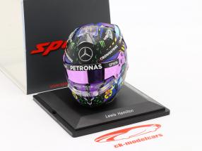 Lewis Hamilton #44 Winner British GP Silverstone Formel 1 2021 Helm 1:5 Spark