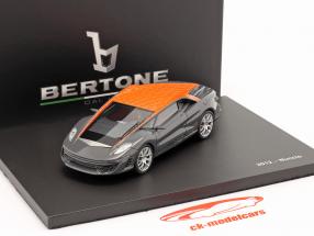 Bertone Nuccio Année de construction 2021 gris / orange 1:43 La Mini Miniera