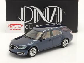 Saab 9-5 Sportcombi New Edition 2010 fjord blå 1:18 DNA Collectibles