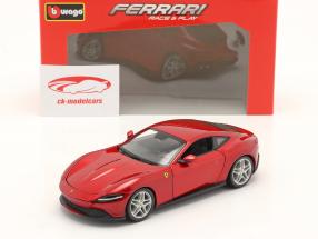 Ferrari Roma bouwjaar 2020 rood 1:24 Bburago