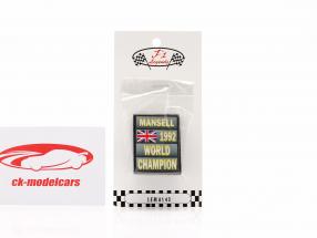 Nigel Mansell formula 1 Campione del mondo 1992 Tavola da box 1:18 Cartrix