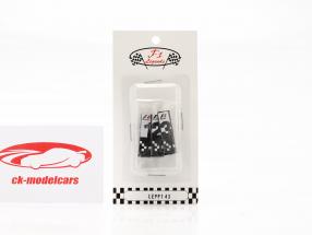 formula 1 Tavole da fossa Podio (Impostato of 3) #1 #2 #3 1:43 Cartrix