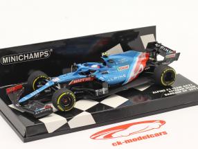 Esteban Ocon Alpine A521 #31 Bahrain GP Formel 1 2021 1:43 Minichamps