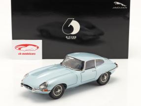 Jaguar E-Type Coupe Año de construcción 1961 azul plateado metálico 1:18 Kyosho