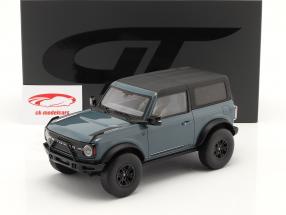 Ford Bronco First Edition 2021 grijs blauw / zwart 1:18 GT-Spirit