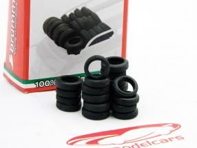 20 pneus dianteiro e traseiro 1:43 Brumm