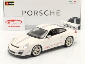 保时捷911（997）GT3 RS 4.0建造年份2011白色1:18 Bburago