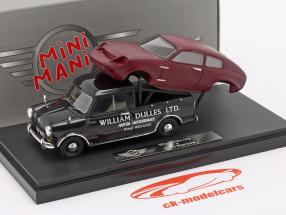 Mini Pick-Up & Mini Marcos sort / mørkerød 1:43 Matrix