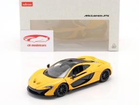 McLaren P1 year 2017 yellow 1:24 Rastar