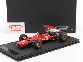 Chris Amon Ferrari 312 #5 2do británico GP fórmula 1 1968 1:18 GP Replicas