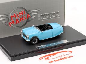 Mengers Mini 3 WP III MPi 3 Wheeler blå 1:43 Matrix