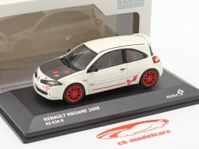 Renault Megane RS R26-R year 2008 glacier white 1:43 Solido