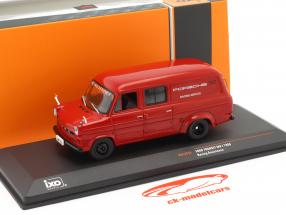 Ford Transit MK I Porsche service de course 1966 rouge 1:43 Ixo