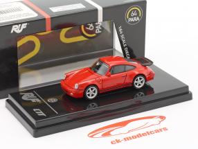 Porsche RUF CTR Baujahr 1987 indischrot 1:64 Paragon Models