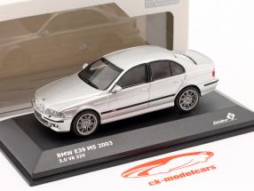 BMW M5 (E39) 5.0 V8 32V year 2003 titanium silver 1:43 Solido