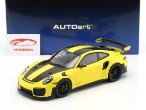 Porsche 911 (991 II) GT2 RS Weissach packages 2017 racing yellow 1:18 AUTOart