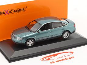 Audi A6 C5 Byggeår 1997 grøn metallisk 1:43 Minichamps