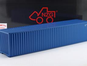 40 FT Sea Container blue 1:18 NZG