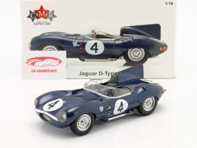 Jaguar D-Type #4 vincitore 24h LeMans 1956 Sanderson, Flockhart 1:18 CMR