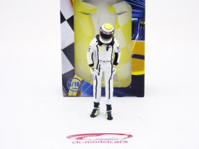 Jenson Button driver figure formula one standing Ed.1 1:18 TopMo