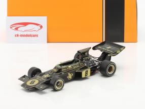 E. Fittipaldi Lotus 72D #8 vinder britisk GP formel 1 Verdensmester 1972 1:24 Ixo