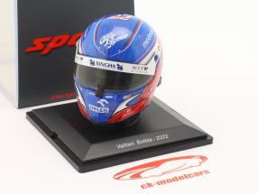 Valtteri Bottas #77 Alfa Romeo F1 Team ORLEN fórmula 1 2022 casco 1:5 Spark