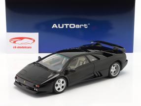 Lamborghini Diablo SE30 建设年份 1993 深的 黑色的 金属的 1:18 AUTOart
