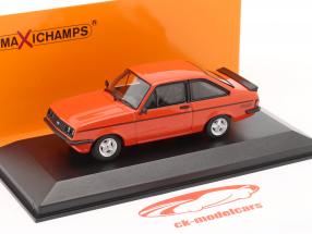 Ford Escort MK II RS 2000 year 1976 red 1:43 Minichamps