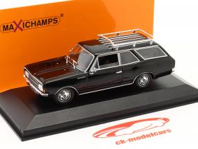 Opel Rekord C Caravan Baujahr 1968 schwarz 1:43 Minichamps