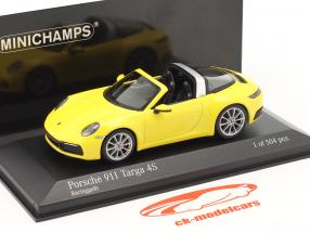 Porsche 911 (992) Targa 4S Byggeår 2020 væddeløb gul 1:43 Minichamps