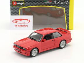 BMW M3 (E30) 建设年份 1988 红色的 1:24 Bburago