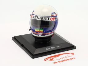 Alain Prost #15 Renault Elf Formel 1 1981 Helm 1:5 Spark Editions